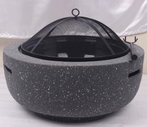 Wholesale Cool Camping MGO Stone Design 59.5*34.5cm Steel Barbecue Grill Portable Fire Pit from china suppliers