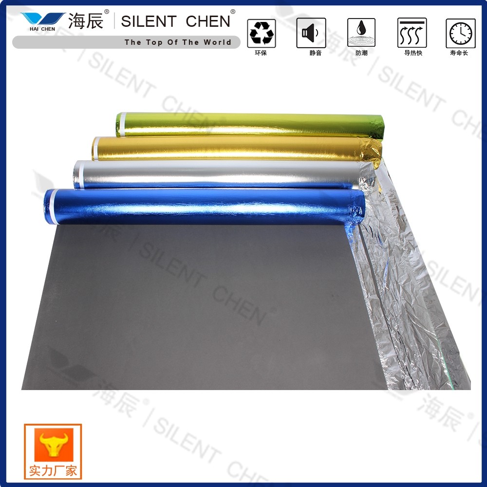 110kg/M3 Acoustic Laminate Gold Underlay With Aluminum Foil