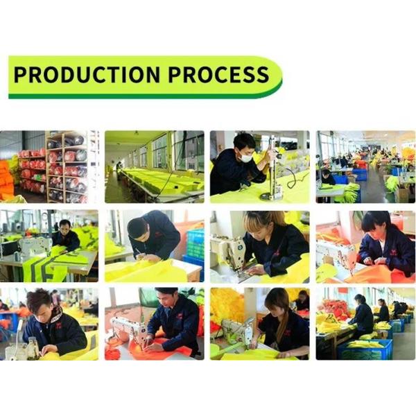 Strip Mesh Fabric Construction Security Safety Reflective Vest