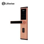 Wooden Door Apartment Door Locks Digital Unlock With Card Password