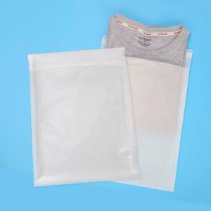 Wholesale Garment Clear Glassine Paper Bag Non Plastic Gusset For T-Shirt from china suppliers
