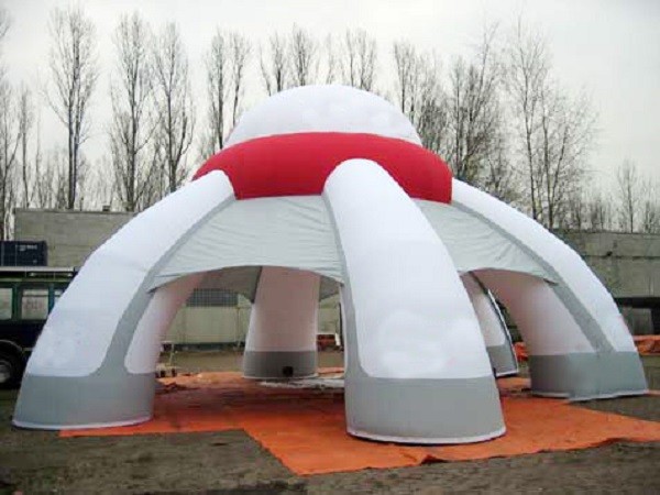 Black Advertising Inflatable Tent Logo Printing Inflatable Dome Tent For Event