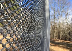 Wholesale Hot Dipped Galvanized Chain Link Mesh Silver / Green Color from china suppliers