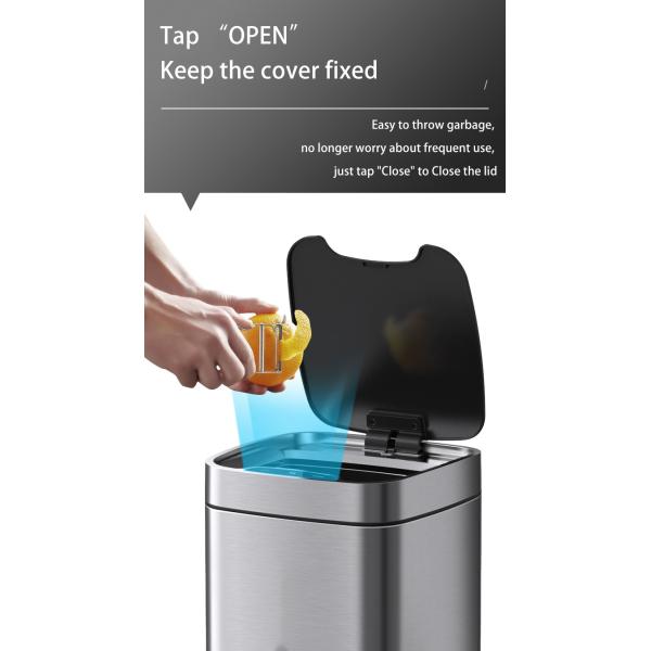 Living Room High-end Light Luxury Modern Induction Toilet with Cover Simple Smart Household Trash Can