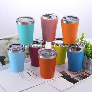 Wholesale 03mm Thickness Stainless Steel Coffee Cup With Lid Big Mouth Vacuum Travel Tumbler from china suppliers