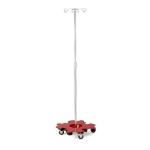 Aluminum Material Medical IV Infusion Stand Three Color Mobile