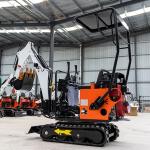 Smallest 1.5 Tonne Excavator Internal Combustion Drive EPA Mini Excavator