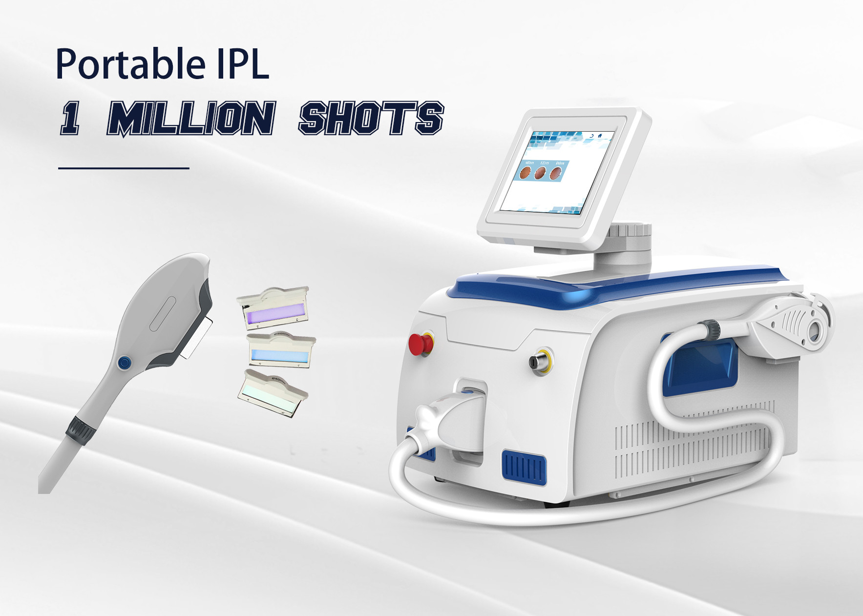 Powerful And Stable IPL SHR Hair Removal Machine 1 Million Shots For Women