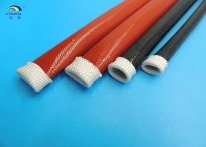 Wholesale Insulation Expandable Braided Sleeving High Temperature Fiberglass Sleeving Coated Silicone from china suppliers