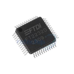 China FT2232D-REEL USB Interface IC USB 2.0 12 Mb/s 3V to 5.25V LQFP-48 on sale