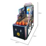 Commercial Foldable Arcade Basketball Machine Innovative 220V