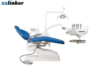 Wholesale Hydraulic Dental Chair Unit Blue Color Top Mounted 3 Memory Cushion Luxurious from china suppliers