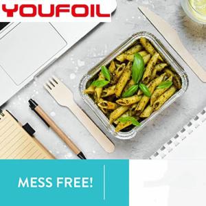 Wholesale Restaurant Disposable Aluminium Foil Food Container Nontoxic High Strength from china suppliers