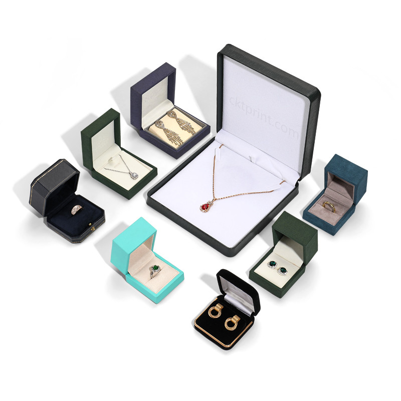Luxury Engagement Ring Earring Necklace Storage Box With Custom Logo And Design