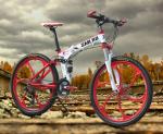 Disc Brake 26 Inch Dual Suspension Folding Mountain Bike