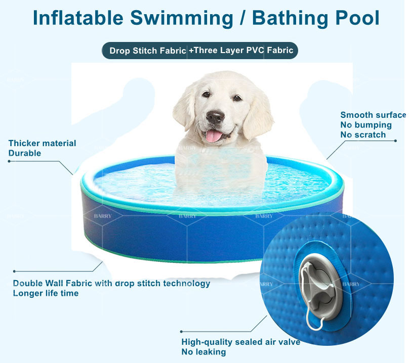 Summer Backyard PVC Kids Drop Stitch Swimming Pool  Large Above Ground Hot Tub Spa Outdoor Massage Spa Pool