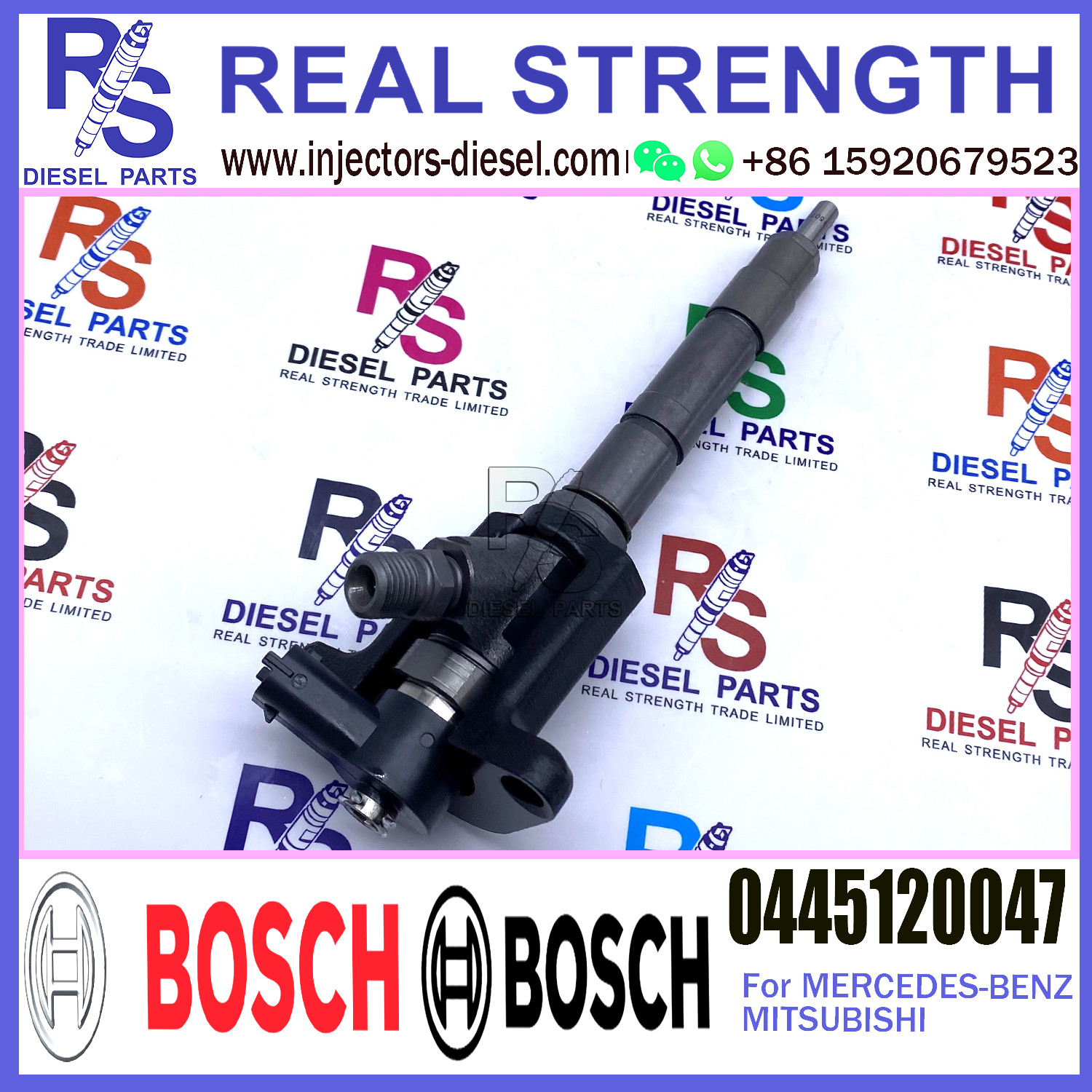 Common Rail Diesel inyector Fuel Injector 0986435635 ME192736 0445120047 For MITSUBISHI
