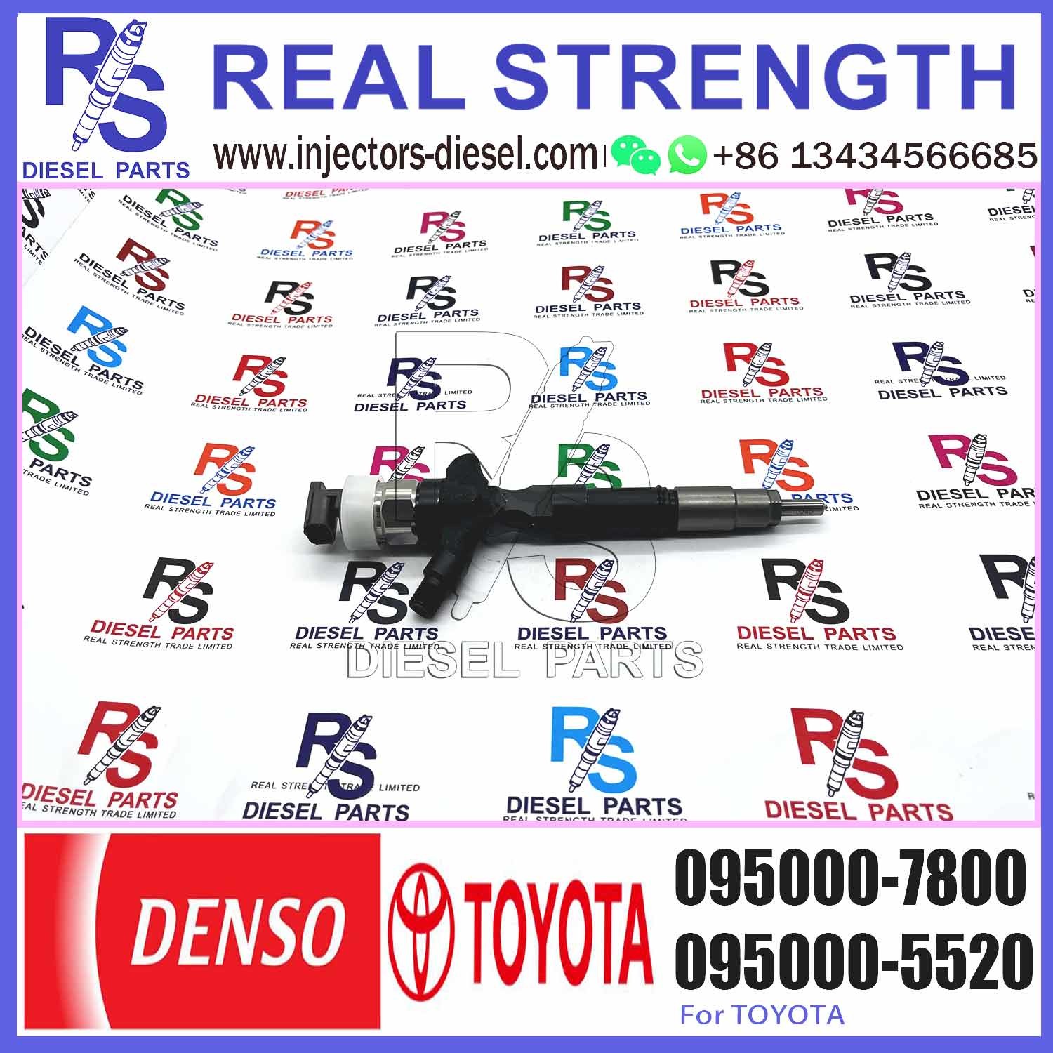 Hot 2KD-FTV Diesel Fuel Injector 23670-30310 DENSO 9709500-780 095000-7800 for DENSO TOYOTA HILUX 2.5L