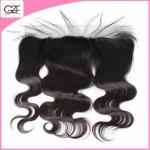 High Quality Virgin Hair Silk Top Indian Hair 13*4 360 Lace Frontal From Ear To