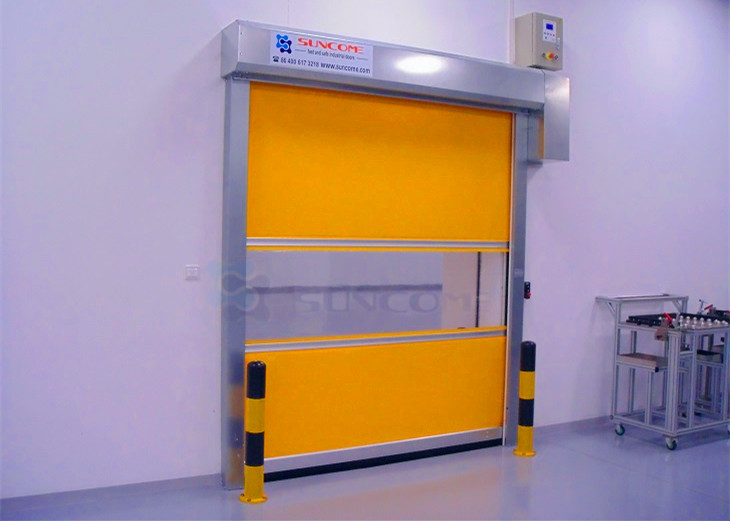 External Galvanized Steel Frame Folding Shutter Doors With Strong Wind - Bar