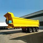 3 Axles Tipper Cargo Truck Trailer Transport Tipping Trailer Side Dump for