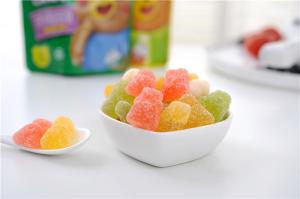 Wholesale Sugar Coating Vegetarian Multivitamin Gummies With Individual Wrapped Bag from china suppliers
