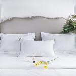 Microfiber White Luxury Hotel Pillows 3d Fiber Inner For Hotel And Home Anti