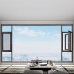 Custom Production Commercial Aluminium Glass Casement Windows with Soundproof