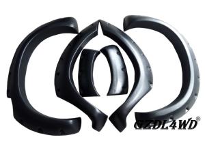 Wholesale Pocket Style Off Road Fender Flares Textured Black For Toyota Hilux Vigo 2005 - 2011 from china suppliers