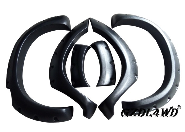 Bolt On Style ABS Fender Flares For Toyota Hilux Vigo 2012-2014 4x4 Auto Parts / Wheel Eyebrow