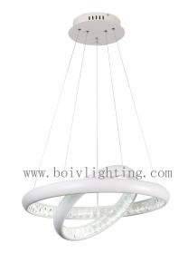 Wholesale Light Band In Aluminum LED Lamp Ccrysal BV2075-46 White Or Black Color 50W from china suppliers