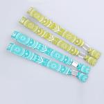 Customer Logo Adjustable Wrist Bands , Printed Wristbands For Events