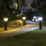 LED2835 Outdoor Garden Solar Light 3500K Warm White Optically Controlled