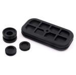 Black Medical EPDM OEM Silicone Rubber Grommet