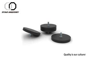 Wholesale 22mm - 88mm Neodymium Magnet Disc Rubber Coated For LED Work Light , Strong Magnet Mount for Camera , Car Mount Magnet from china suppliers