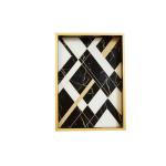 FDA Restaurant Square Oil Painting Plate Tableware