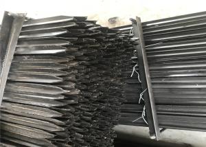 Wholesale 600mm 1.86kg /meter star picket black coated and hot dipped galvanized from china suppliers