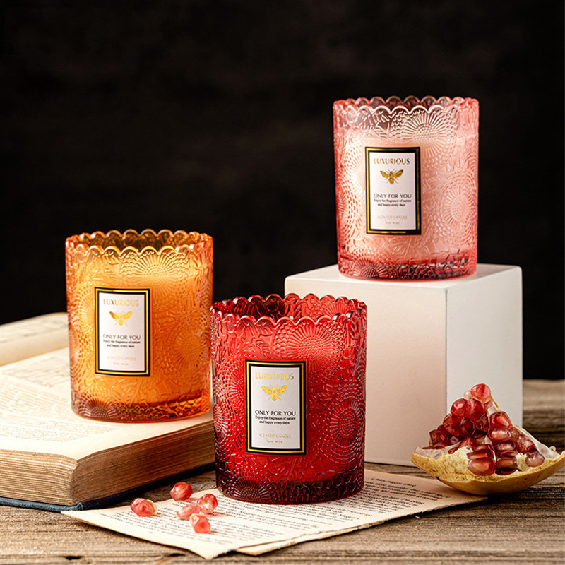 Modern Minimalist Wind Cradle Hanging Candle Holders With Metal Frame
