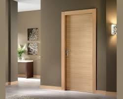 Wholesale Simple Plywood Flush Panel Wooden MDF Interior Doors For Hotel Break Resistance from china suppliers