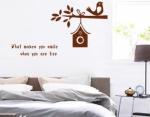 The Classic PVC Bird Decoration Wall Sticker F274