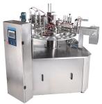 1200*1040*1800 Rotary Gelato Ice Cream Cup Filling Sealing Machine for Food Shop