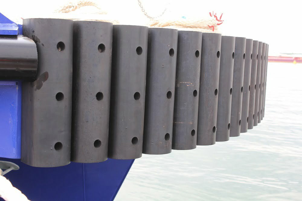 Marine D Type Fenders System Natural Rubber Aircraft Tyre Fender