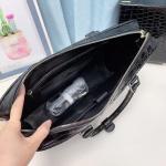Authentic Crocodile Belly Skin Men's Classic Working Briefcase Genuine Alligator