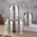 Metal Coffee Tin Cans 150g-500g Logo Customized For Coffee Beans