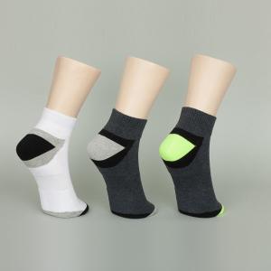 Wholesale Elastane Black Athletic Ankle Socks With Anti - Foul / Sweat - Absorbent Material from china suppliers
