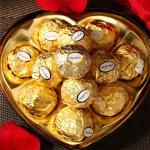 T16 Double Heart Chocolate Gift Box Heart Shaped 16pcs