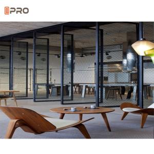 Wholesale Swing Open Aluminum Pivot Glass Door 360 Degrees European Style from china suppliers