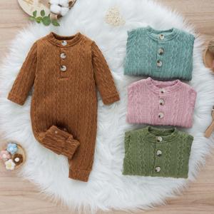 Wholesale Children'S Knitted Newborn Jumpsuits For Spring Winter Autumn from china suppliers
