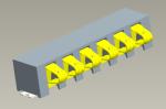 SMT Type Battery Connector Pitch 2.5mm Battery 12v Connector