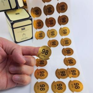 Wholesale OEM Custom Waterproof Candle Warning Stickers Simple Candle Labels from china suppliers